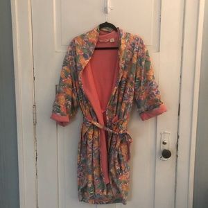 Vintage Victoria’s Secret Gold Label Floral Robe